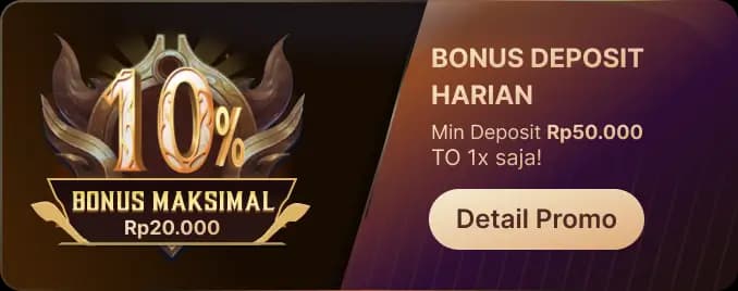 2# BONUS DEPOSIT HARIAN – TO 1X!